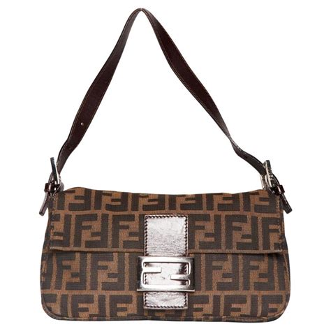 fendi shoulder bag brown|vintage Fendi black shoulder bag.